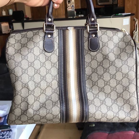 Authentic Gucci GG Supreme Boston bag - Picture 4 of 12